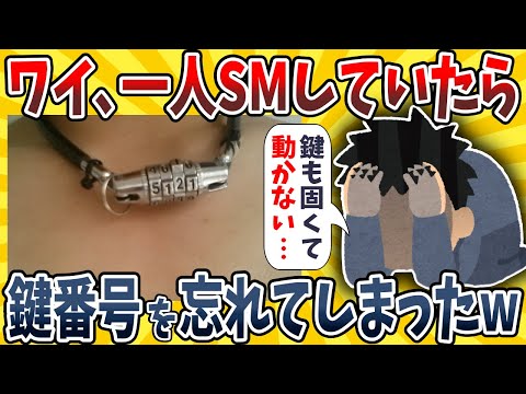 【2ch面白いスレ】ワイ、自転車の鍵を首輪代わりに一人SMしてたら鍵番号がわからなくなってしまったwwww【ゆっくり解説】