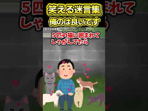 🐱【2ch面白いスレ】笑える迷言集〜俺のは良いです〜