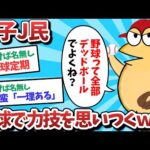 【悲報】女子J民、野球で力技を思いついてしまうｗｗｗ【2ch面白いスレ】【ゆっくり解説】