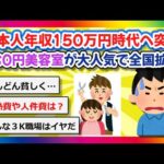 【2chまとめ】日本人年収150万円時代へ突入…680円美容室が大人気で全国拡大【ゆっくり】