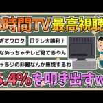 【2chまとめ】「24時間テレビ」瞬間最高視聴率25・4％　世帯平均　終盤「PART10」で19・7％【ゆっくり実況】